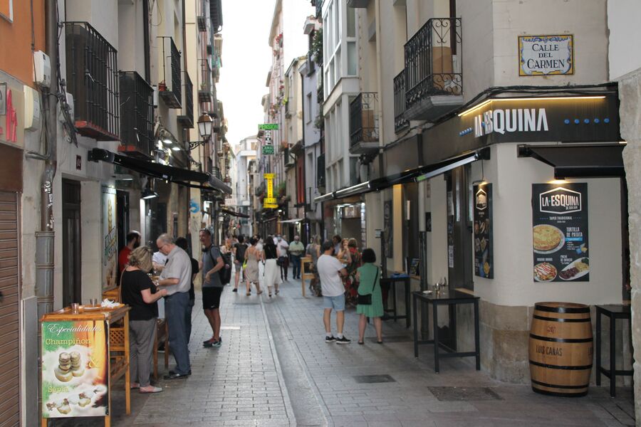 Calle San Juan de Logroño, la segunda calle de pinchos del casco antiguo
