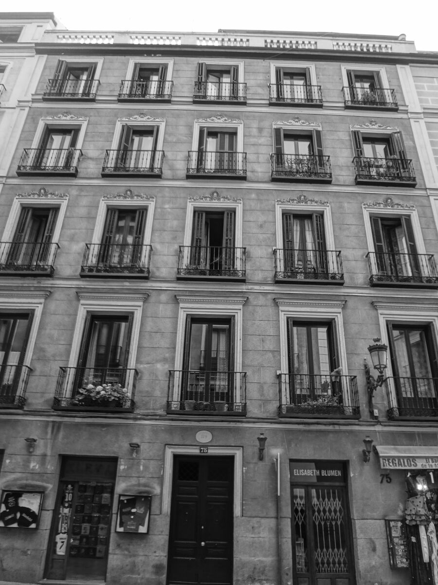 Edificio en la calle Mayor de Madrid