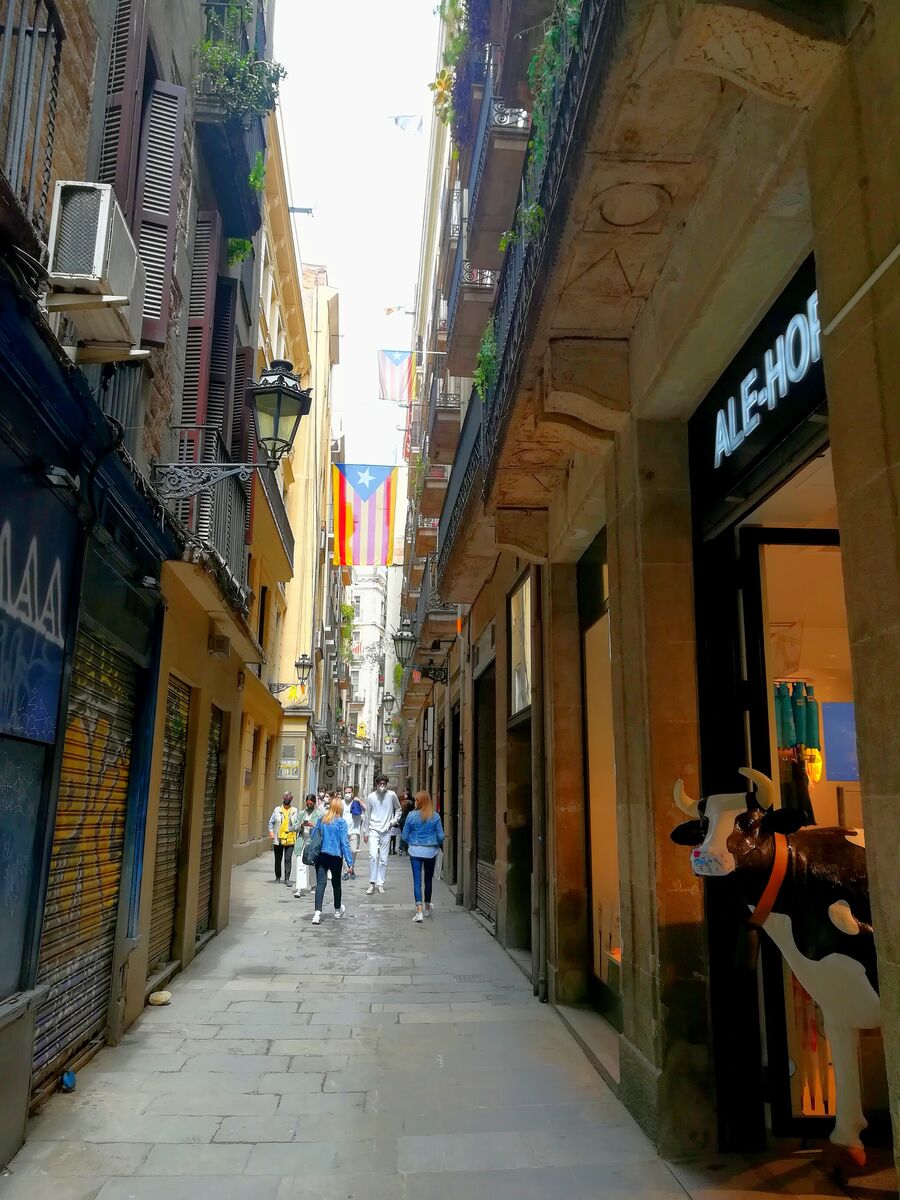 Carrer de Petritxol, en Barcelona