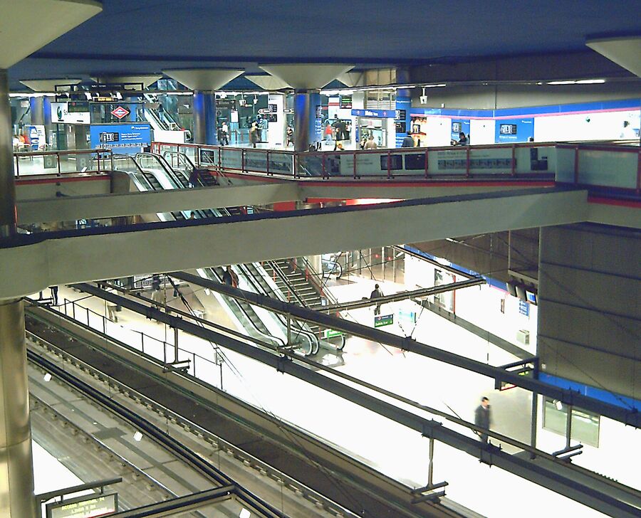 Estación de Nuevos Ministerios, en Madrid
