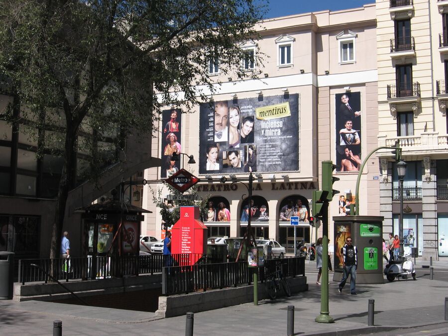Entorno del barrio de La Latina, en Madrid