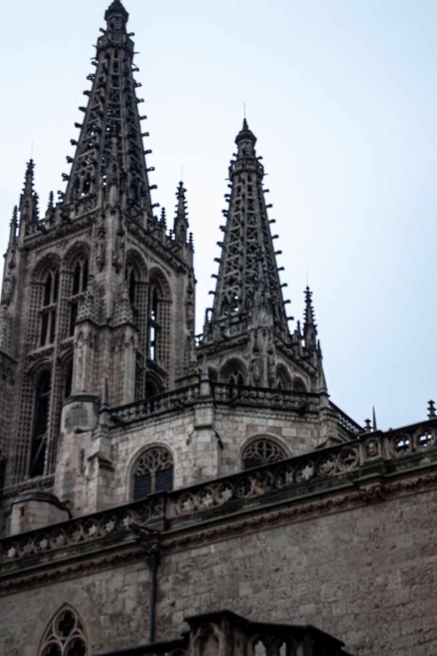Agujas caladas de la catedral gótica de Burgos