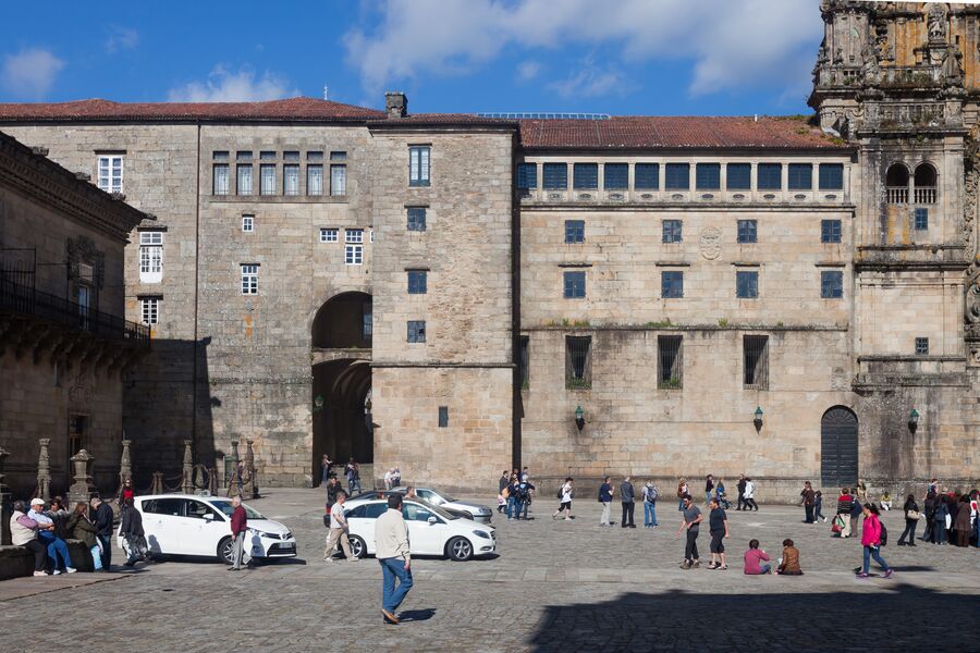 Pazo de Xelmírez en la praza do Obradoiro de Santiago de Compostela